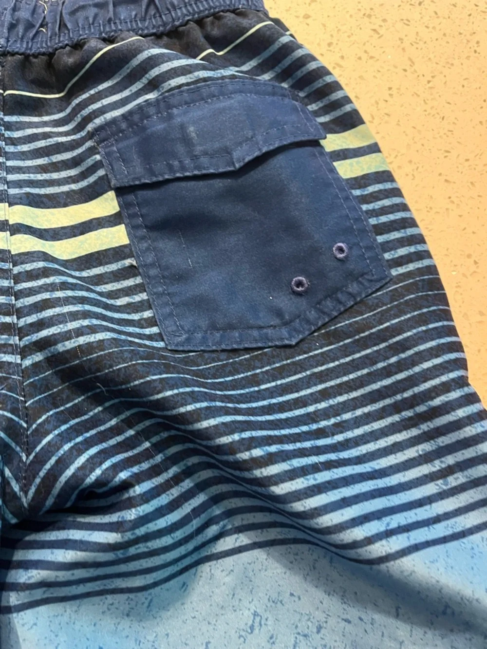 Hurley, Ocean Coast, & Wonder Nation Boys' Multi-Stripe Board Shorts Trio - Picture 13 of 14